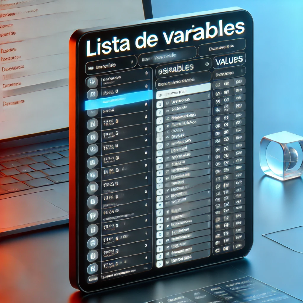 Variables de configuración